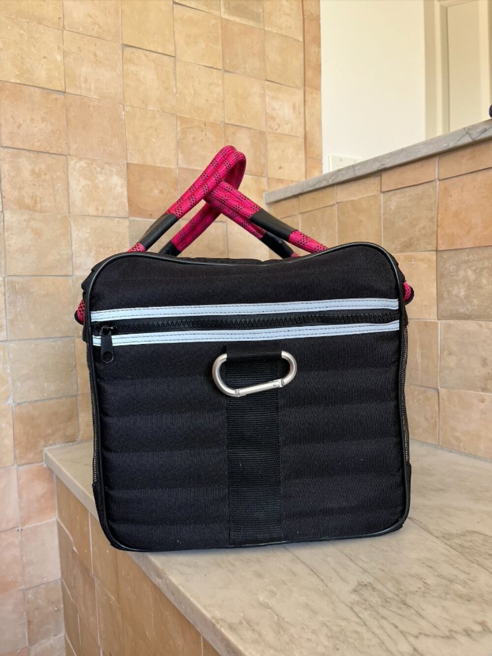 Roverlund *Airline Compliant* Pet Carrier - Size L - Black and Magenta - Picture 4 of 8